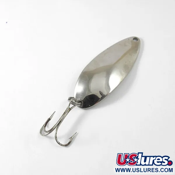 Vintage  Seneca Little Cleo (Hula Girl), 1/2oz Nickel fishing spoon #0788