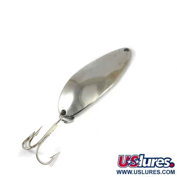 Vintage  Seneca Little Cleo (Hula Girl), 1/2oz Nickel fishing spoon #0788