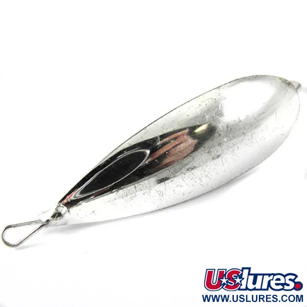 Vintage   Weedless Johnson Silver Minnow, 2/5oz Silver fishing spoon #0789