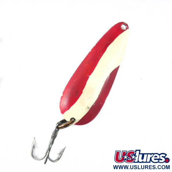 Vintage  Eppinger Dardevle Imp, 2/5oz Red / White / Nickel fishing spoon #0818