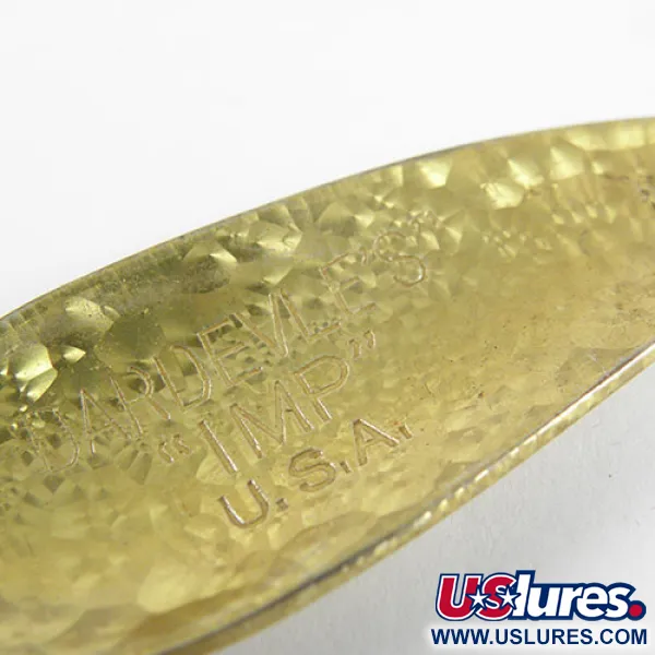 Vintage  Eppinger Dardevle Imp, 2/5oz Crystal (Golden Scale)  fishing spoon #0822