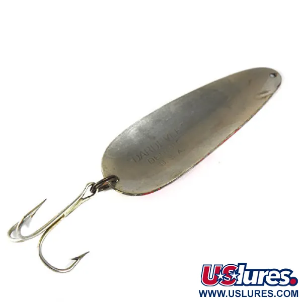 Vintage  Eppinger Dardevle, 1oz Red / White / Nickel fishing spoon #0828