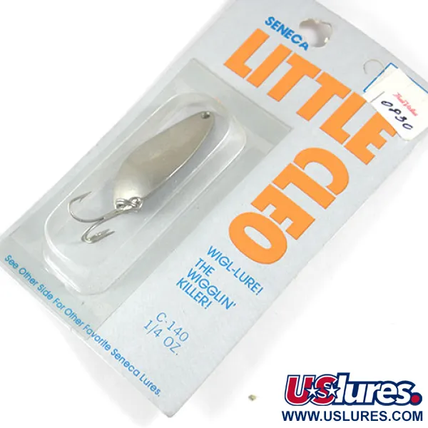  Seneca Little Cleo, 1/4oz Nickel fishing spoon #0830