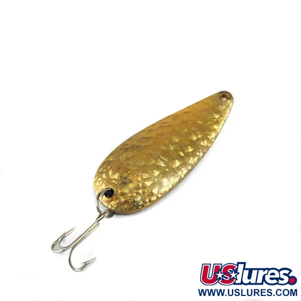 Vintage  Eppinger Dardevle Spinnie 0840, 1/3oz Crystal (Golden Scale)  fishing spoon #0840