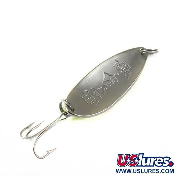 Vintage  Seneca Little Cleo (Hula Girl), 2/3oz Yellow / Red fishing spoon #0843