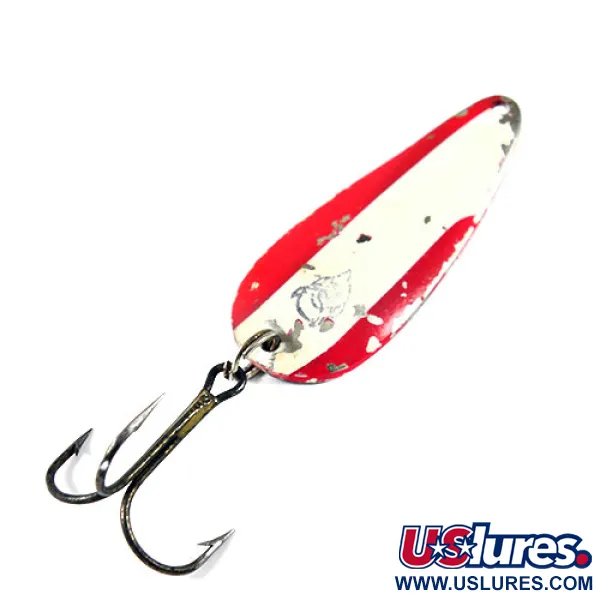 Vintage  Eppinger Dardevle Imp, 2/5oz Red / White / Nickel fishing spoon #0852