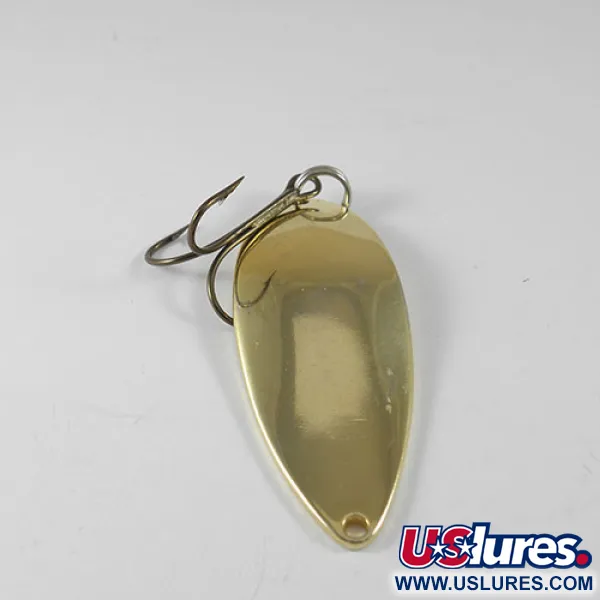 Vintage  Seneca Little Cleo (Hula Girl), 3/4oz Gold fishing spoon #0855