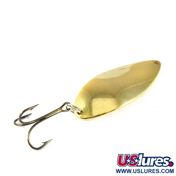 Vintage  Seneca Little Cleo (Hula Girl), 3/4oz Gold fishing spoon #0855