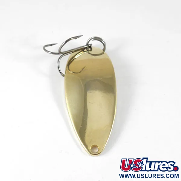 Vintage  Seneca Little Cleo (Hula Girl), 1/2oz Gold fishing spoon #0856