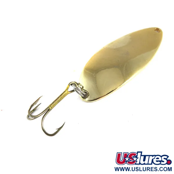 Vintage  Seneca Little Cleo (Hula Girl), 1/2oz Gold fishing spoon #0856