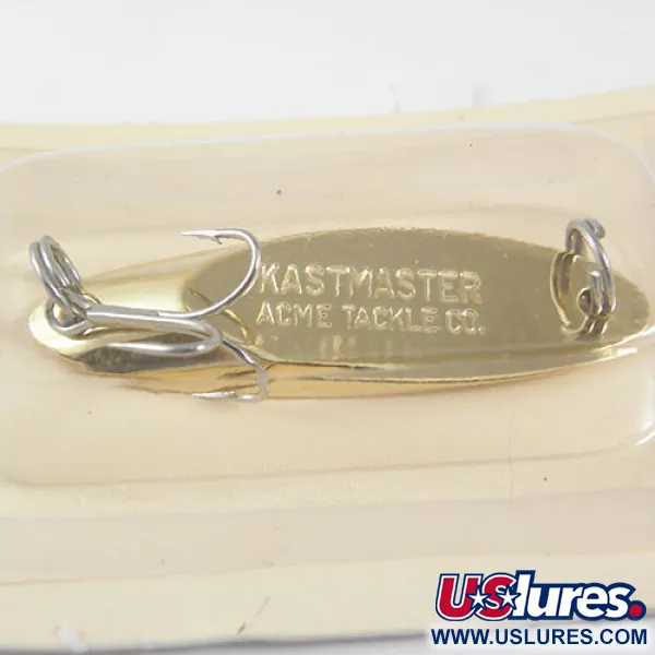  Acme Kastmaster , 1/4oz Gold fishing spoon #0881