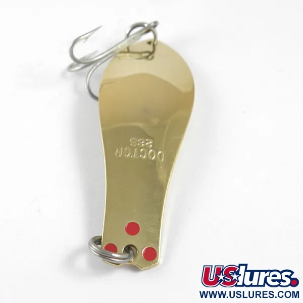Vintage  Prescott Spinner Little Doctor 265, 1/3oz Gold fishing spoon #0894