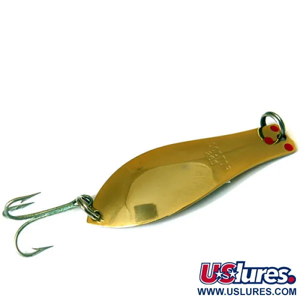 Vintage  Prescott Spinner Little Doctor 265, 1/3oz Gold fishing spoon #0894