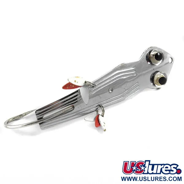 Vintage   Herter's Wobbling Jig, 1/2oz Nickel / Brass fishing spoon #0937