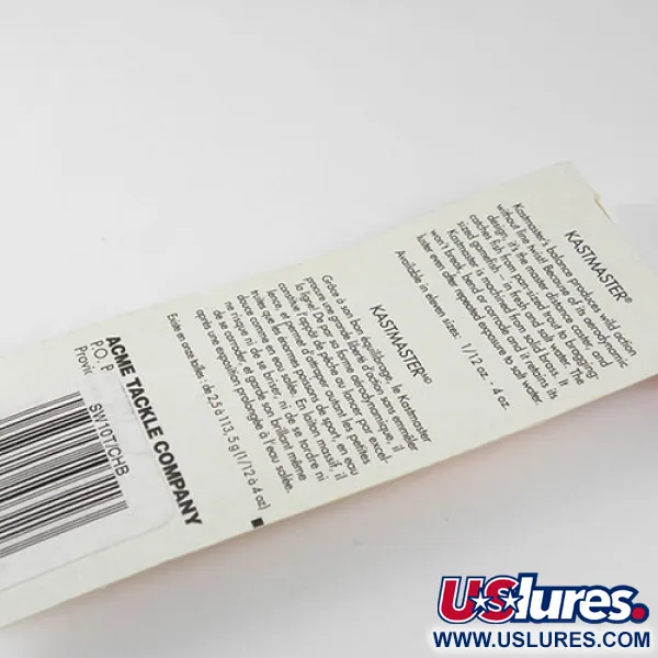  Acme Kastmaster, 1/4oz Nickel / Blue fishing spoon #0954