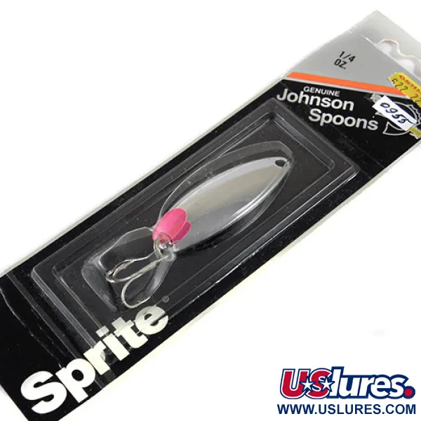   Johnson Sprite, 1/4oz Nickel fishing spoon #0955