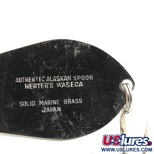 Vintage   Herter's Waseca, 1/2oz Nickel / Red Eyes


 fishing spoon #0967