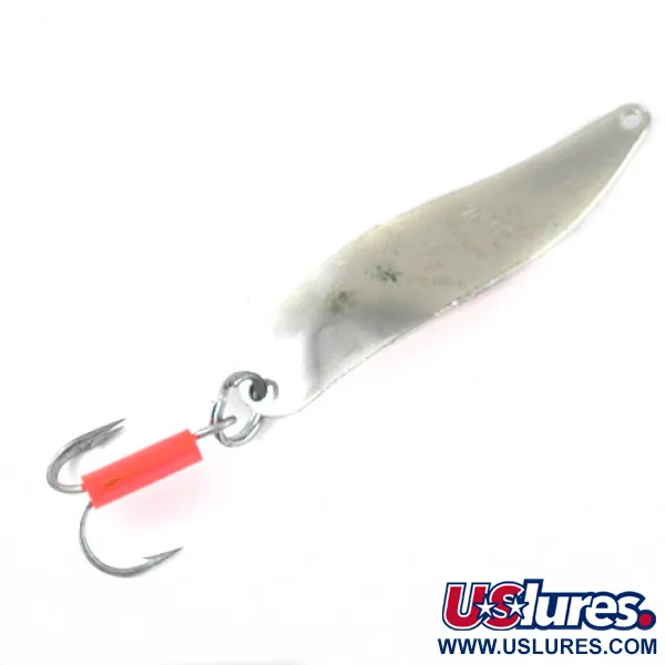 Vintage   Mepps Syclops 2, 3/5oz Nickel / Pink fishing spoon #0995