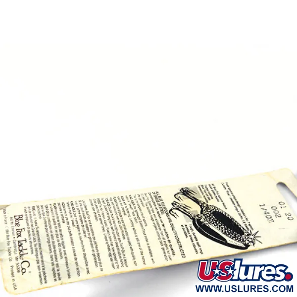   Blue Fox Pixee , 1/2oz Nickel / Orange fishing spoon #1008