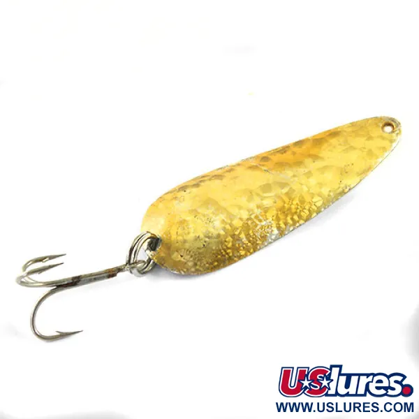 Vintage  Eppinger Dardevle Imp, 2/5oz Crystal (Golden Scale) fishing spoon #1028
