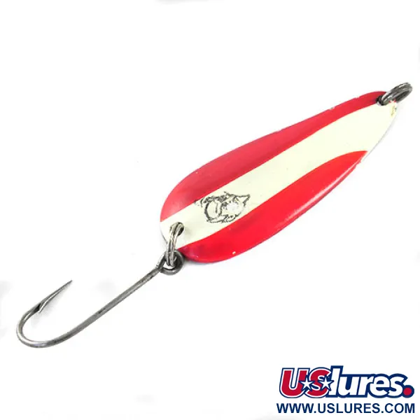 Vintage  Eppinger Dardevle Imp, 2/5oz Red / White / Copper fishing spoon #1033