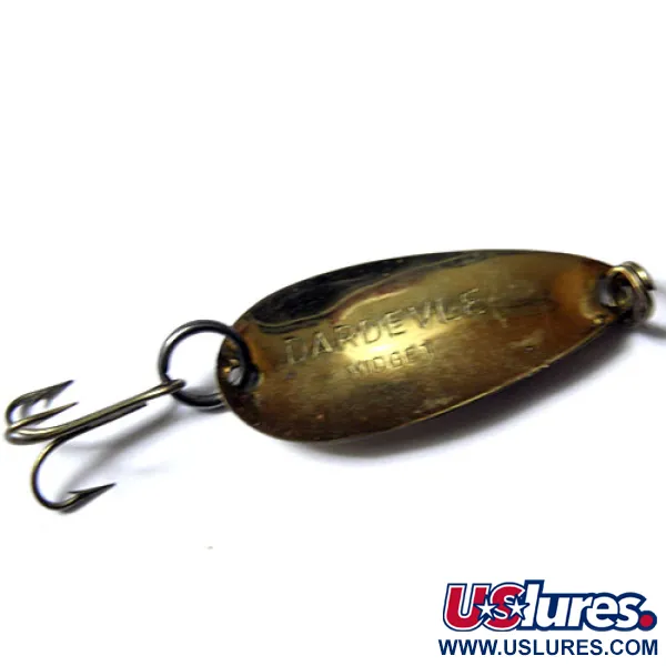 Vintage  Eppinger Dardevle Midget Trout, 3/32oz Brass fishing spoon #1047