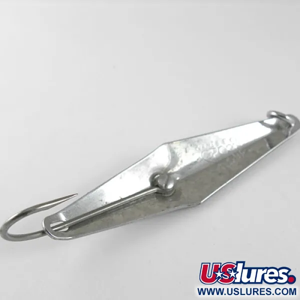 Vintage  James E. Clark  Clark Spoon, 1/2oz Nickel fishing spoon #1051
