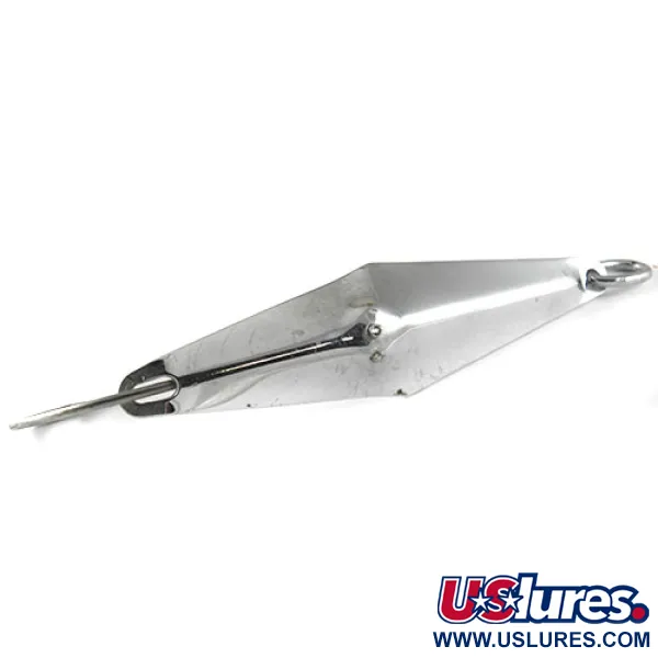 Vintage  James E. Clark  Clark Spoon, 1/2oz Nickel fishing spoon #1051