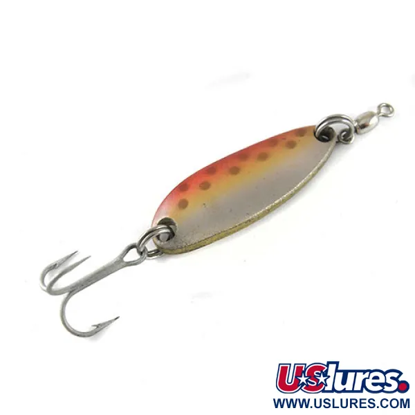 Vintage  Luhr Jensen Krocodile, 3/16oz Trout / Brass fishing spoon #1065
