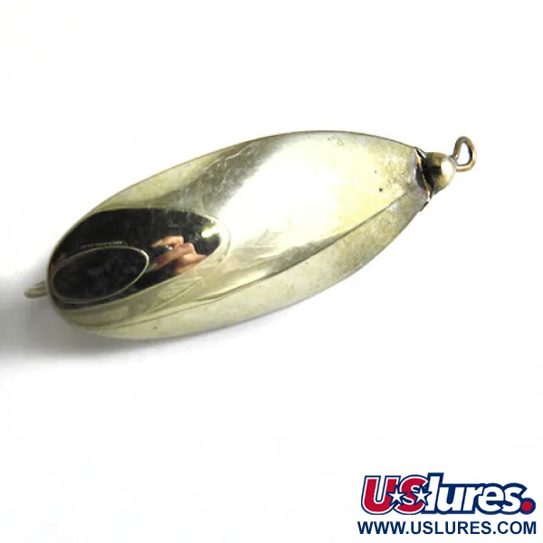 Vintage   Johnson Silver Minnow, 1/4oz Nickel fishing spoon #1073