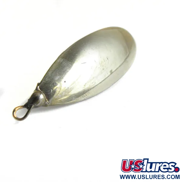 Vintage   Johnson Silver Minnow, 1/4oz Nickel fishing spoon #1073