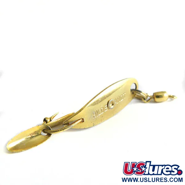 Vintage  Yakima Bait Hildebrandt, 1/32oz Gold fishing spoon #1074