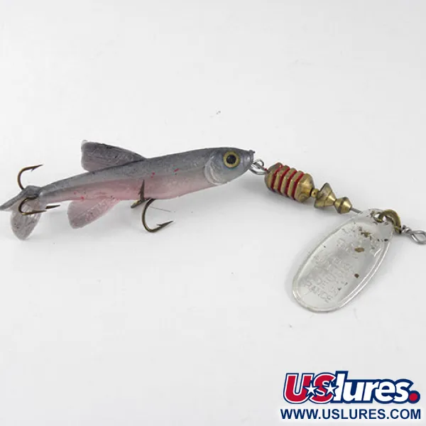 Vintage   Mepps 3 Comet Mino, 1/3oz Nickel spinning lure #1086