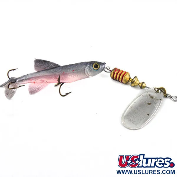 Vintage   Mepps 3 Comet Mino, 1/3oz Nickel spinning lure #1086