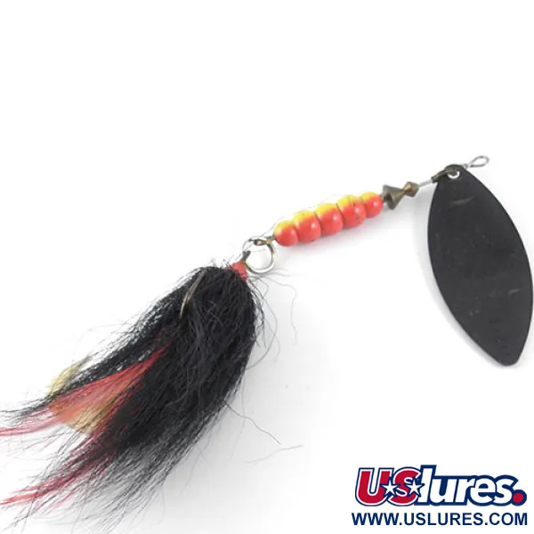 Vintage   Mepps Giant Killer, 1oz Black / Hologram spinning lure #1088