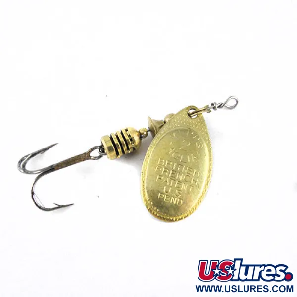 Vintage   Mepps Aglia 2, 3/16oz Brass spinning lure #1091