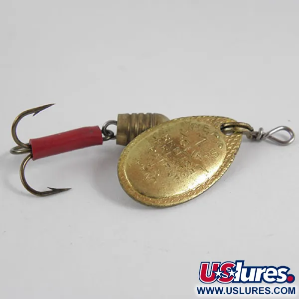 Vintage   Mepps Aglia 1, 1/8oz Brass spinning lure #1096