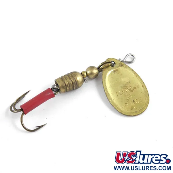 Vintage   Mepps Aglia 1, 1/8oz Brass spinning lure #1096