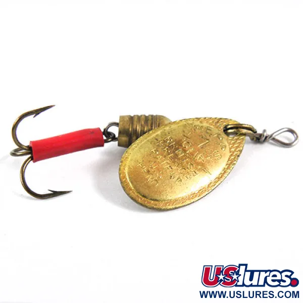 Vintage   Mepps Aglia 1, 1/8oz Brass spinning lure #1096