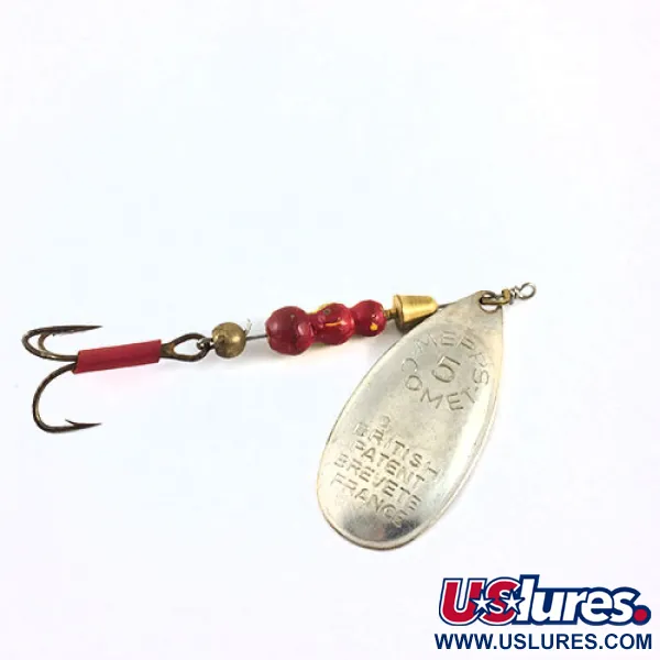 Vintage   Mepps Comet 5, 1/2oz Silver spinning lure #1097