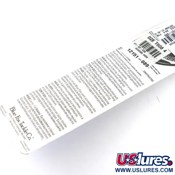   Blue Fox Pixee , 3/4oz Gold / Blue fishing spoon #1109