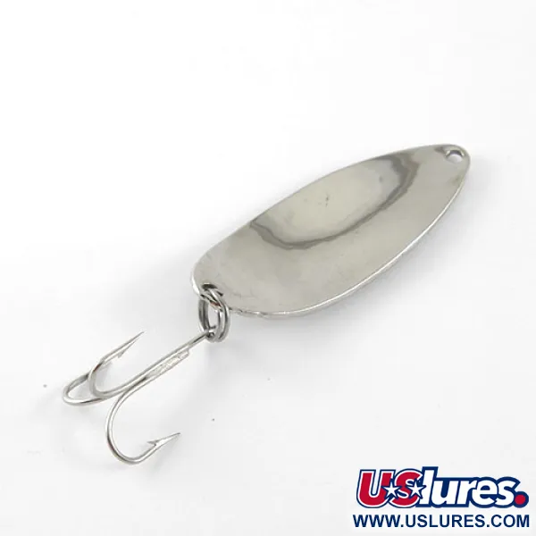 Vintage  Acme Little Cleo, 2/5oz Nickel / Blue fishing spoon #1137