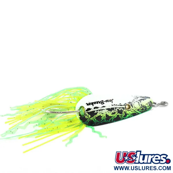 Vintage  Northland tackle Jaw-Breaker, 1/2oz Green fishing spoon #1139