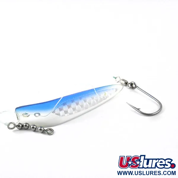 Vintage  Luhr Jensen Hot Spot Apex 3, 1/4oz Light Blue fishing spoon #1170