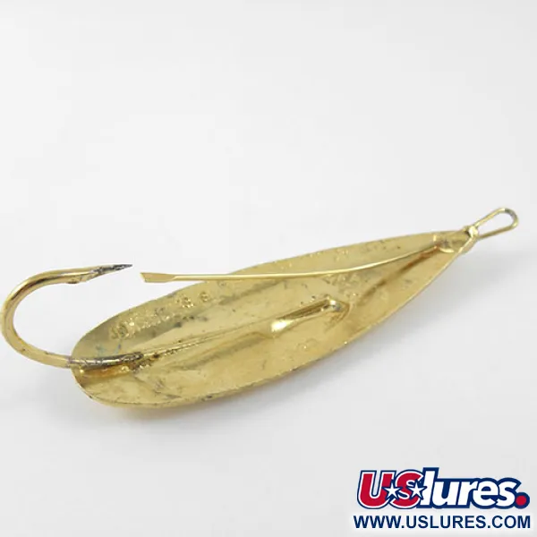 Vintage   Johnson Silver Minnow, 3/4oz Gold fishing spoon #1173