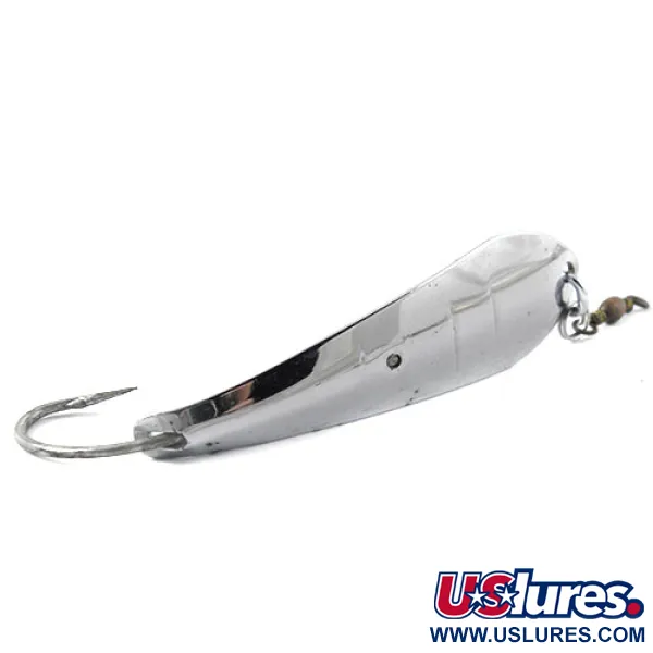 Vintage  Luhr Jensen Reflecto #3, 2/5oz Nickel fishing spoon #1176