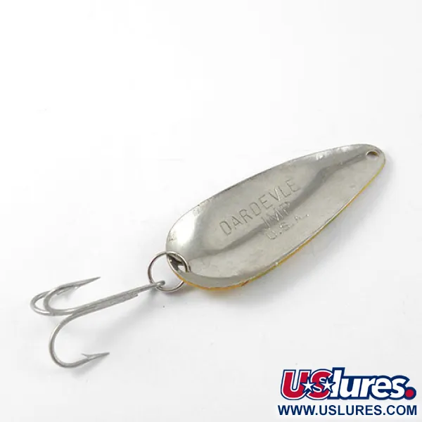 Vintage  Eppinger Dardevle Imp, 2/5oz Orange / Yellow fishing spoon #1183