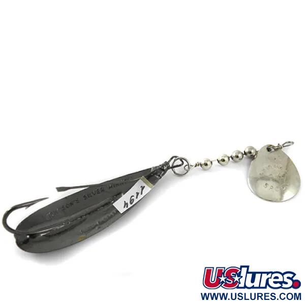 Vintage   Johnson Silver Minnow, 1/2oz  fishing spoon #1194