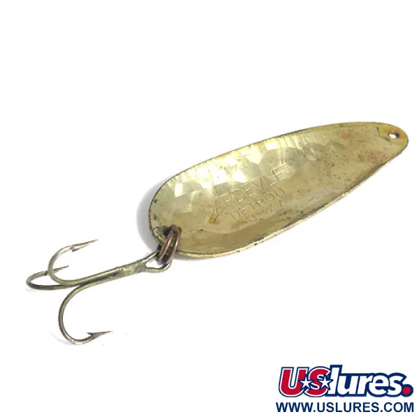 Vintage  Eppinger Dardevle Dardevlet , 3/4oz Crystal (Golden Scale)  fishing spoon #1213