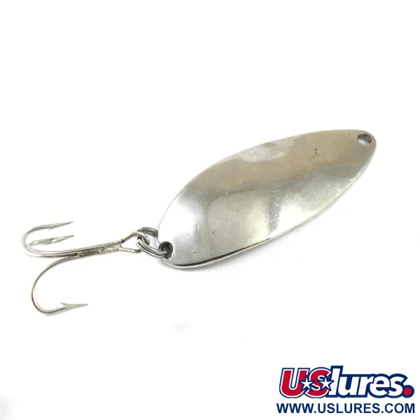 Vintage  Seneca Little Cleo (Hula Girl), 1/2oz Nickel fishing spoon #1225